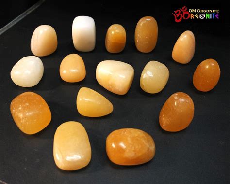 3 Pcs Of Perfect Yellow Jade Tumbled Healing Stones Pocket Etsy