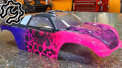 How To Paint Rc Car Body I Paint My Traxxas Rustler Body First Time