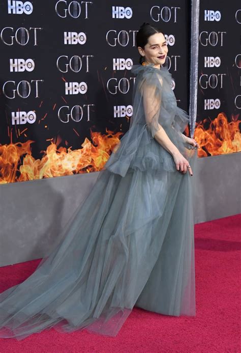 Emilia Clarke Valentino Gown Game Of Thrones Premiere Popsugar