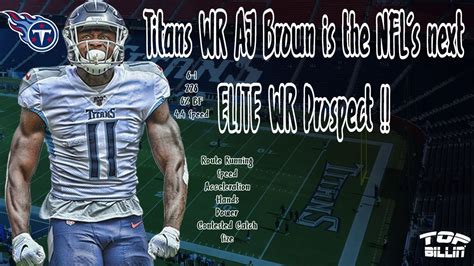 Study Titans Aj Brown Most Elite Young Wr Youtube