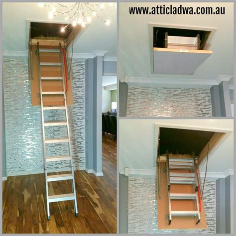 Quality Deluxe Aluminium Attic Ladder Installed At Carramar Perth Wa By