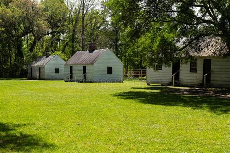 Slave Cabins At Historic Magnolia Plantation Charleston South