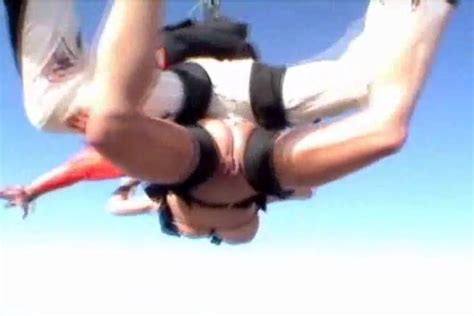 Extreme Parachuting Bitch Who Flashes Her Wet Pussy High In The Sky Mylust Com Video