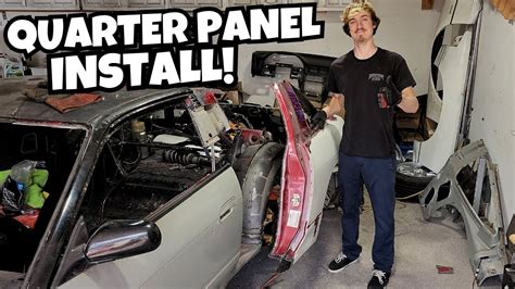 Welding Quarter Panel Structures On My 240sx Restoration Youtube