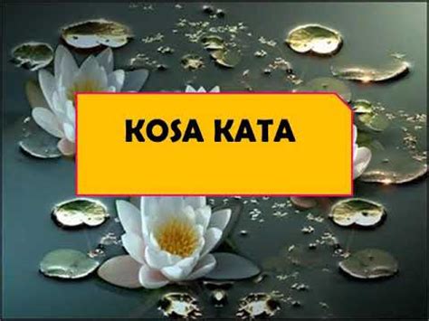 Kosa kata bentuk tunggal ialah i'tikat dalam rangkap 1 baris 4 (r1b4), tamsil (r2b2), insan (r3b4), alat (r4b1), taksir (r5b3), kabir (r5b4), baid (r9b4), ep. 6 - kosa Kata Umum dan Kosa Kata Istilah - YouTube