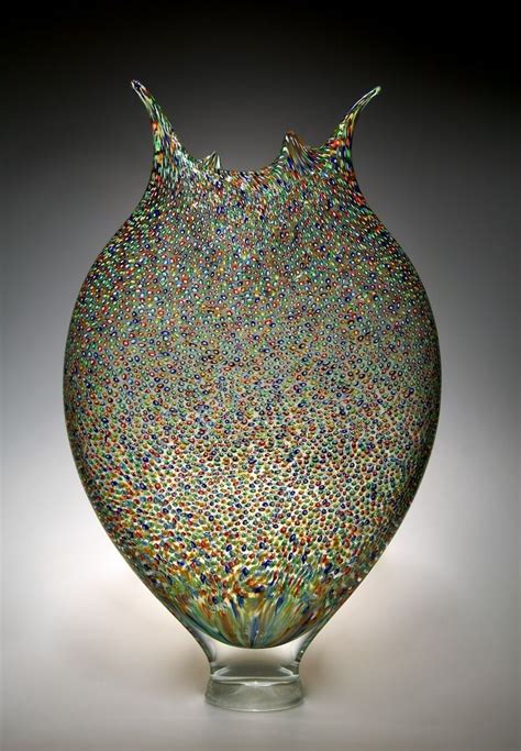 Foglio David Patchen Handblown Glass Glass Sculpture Blown Glass