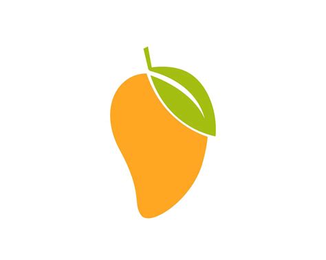 Mango En Estilo Plano Mango Logo Mango Icono Vector De Imagen 620093