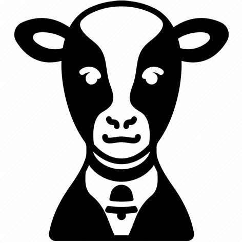 Cow Milk Farm Pet Animal Character Bell Icon Download On Iconfinder
