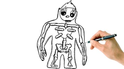 How To Draw Skelly Agni From Garten Of Banban 3 Youtube