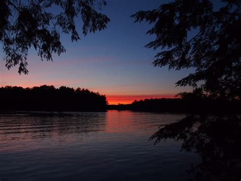 Oastler Lake Sunset Beautiful Red Sky Sunset At Oastler La Flickr