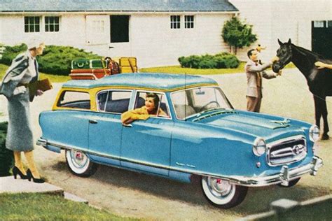 1954 Nash Rambler Cross Country Stationwagon Vintage Car Publicity