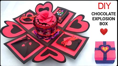 Chocolate Explosion Box For Birthdayanniversaryvalentines Day