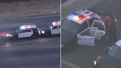 Driver Of Stolen Sheriff S Vehicle In Custody After Dramatic Chase In San Fernando Valley Abc7