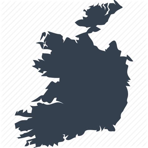 Ireland Map Silhouette at GetDrawings | Free download