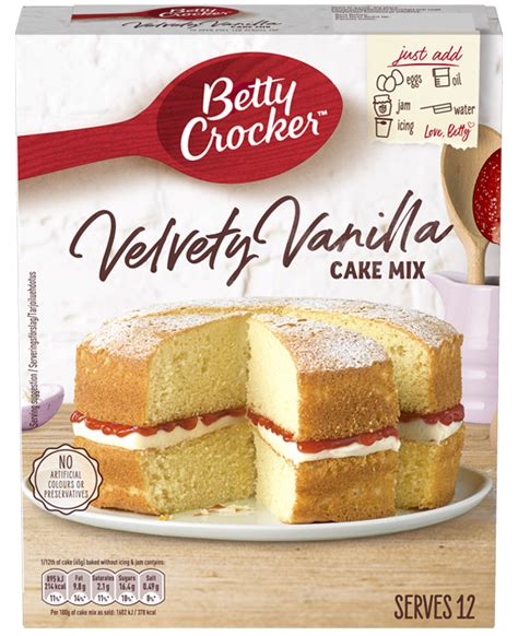 Vanilla Sponge Cake Mix Baking Mixes Betty Crocker
