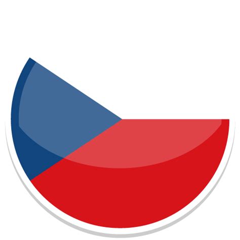 Die flagge für die tschechische republik, die zeigen können, wie aus den briefen cz auf einigen plattformen. Czech Republic Icon | Round World Flags Iconset | Custom ...