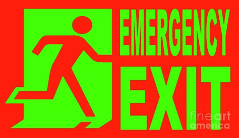 Emergency Exit Digital Art By Bigalbaloo Stock Pixels