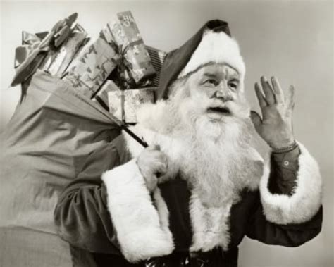 Close Up Of Santa Claus Carrying A Sack Of Gifts On His Back Poster My Xxx Hot Girl