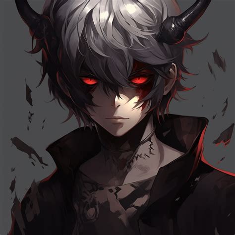 Angry Demon Boy Close Up Boy Demon Anime Pfp Image Chest Free