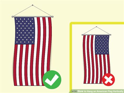 How To Hang An American Flag Vertically Steps With Pictures