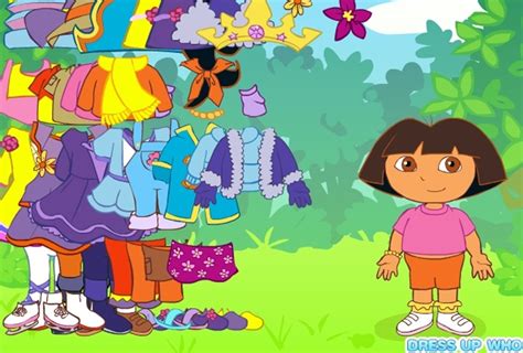 Today we're going to look fabulous in these dress up who games. Dora the Explorer Dress Up Game - Play Free Dora The ...