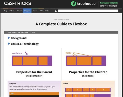 A Complete Guide To Flexbox Css Tricks Css Blog Video Complete Guide