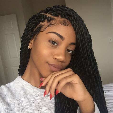 Fun Hairstyles With Box Braids You Can Try Twist Braid Hairstyles