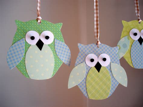 Paper Owls Crafts Jessica Kenenske Paper Owl Mobile Craftrating