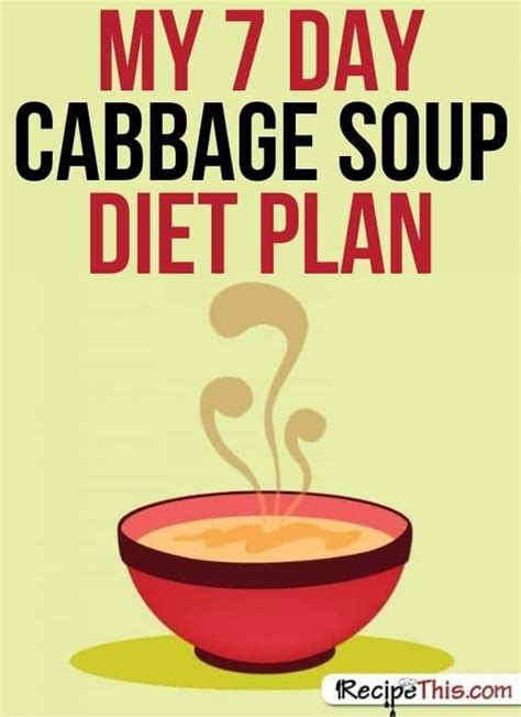 recipe this 7 day cabbage soup diet plan