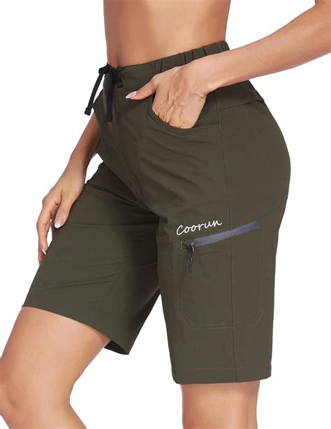COOrun Women S Outdoor Hiking Shorts Lightweight Stretch Quick Dry