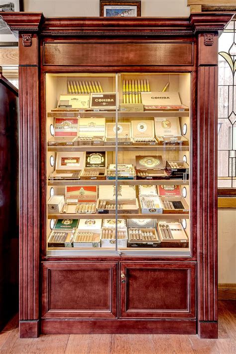 build  cigar humidor cabinet kitchen island
