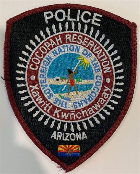 Cocopah Reservation Az Tribal Pd Police Patches Police Badge Tribal