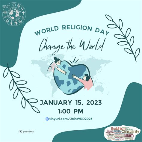 Annual World Religion Day Observance A Peace Making Initiative World