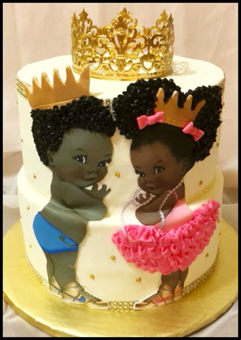 Prince & Princess Gender Reveal Cake | Gender reveal cake, Baby gender reveal party, Gender ...