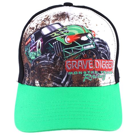 Grave Digger Youth Mud Truck Cap