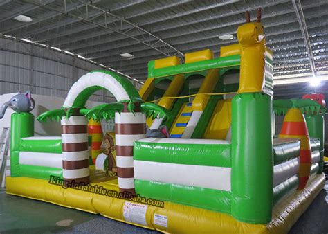 Limited time sale easy return. PVC Animal Inflatable Bouncy Castle Bed , Blow Up Kids ...