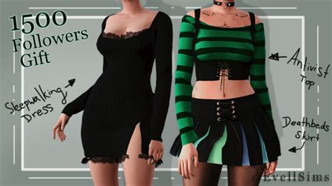 Emo Clothes Sims 4 Clothing Dress Sims 4 Cc Sims 4 Cc Clothes Maxis