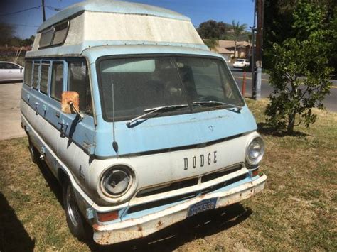 1968 Dodge A108 Campervan Project Nice To Own Rv