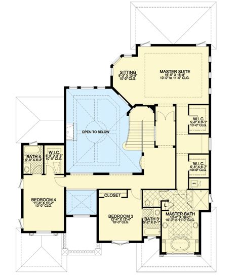 Luxury Mediterranean Style House Plan With Stunning Master Suite