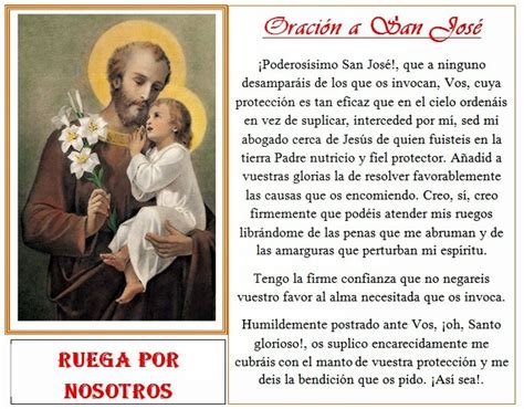 ® Blog Católico Gotitas Espirituales ® OraciÓn A San JosÉ
