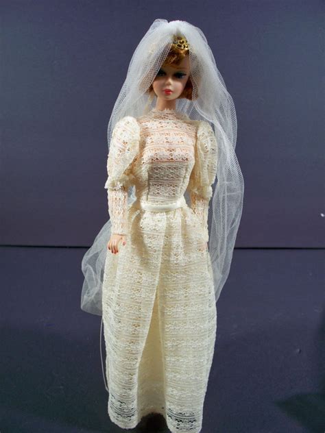 Barbie Doll Vintage 1976 American Girl Repro Red Head Side Part Titian Bride American Girl