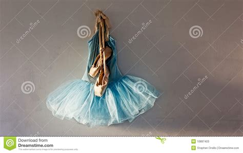Pointe Shoes On Tutu Stock Image Image Of Blue Pointe 10897403