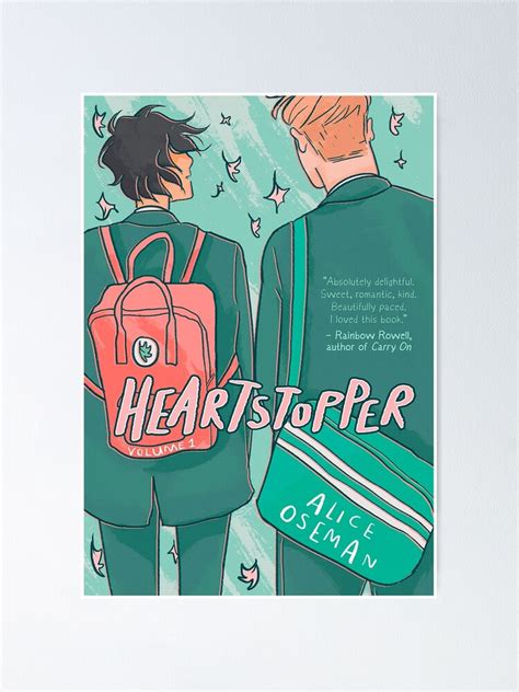 Heartstopper Book Cover Poster By Matilda85 Redbubble