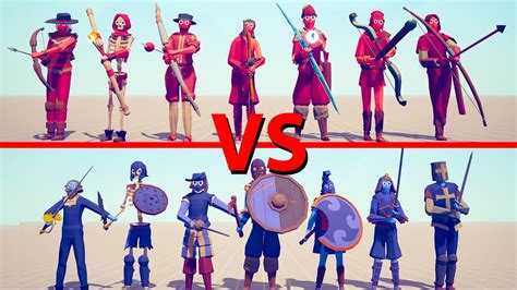 Archers Team Vs Melee Team Totally Accurate Battle Simulator Tabs