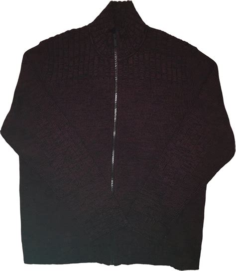 Calvin Klein Full Zip Cable Knit Ribbed Sweater For Men At Amazon Mens