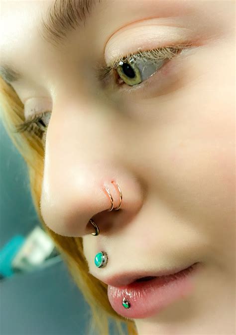 Facial Piercings Daith Piercing Body Piercing Septum Ring Nose Ring