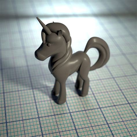 3d Model Unicorn Doll For 3d Printing And Cnc 3d Printing 3d Model