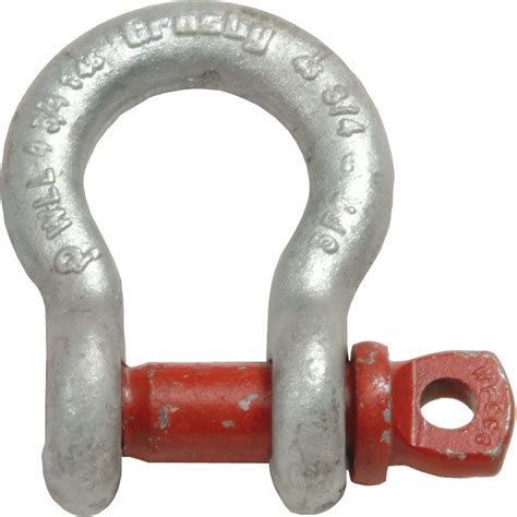 Crosby 1018491 G 209 Galvanized Screw Pin 34 Anchor Shackle 78