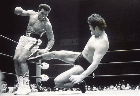Iconic Photo From Muhammad Ali Vs Antonio Inoki One Of The Earliest