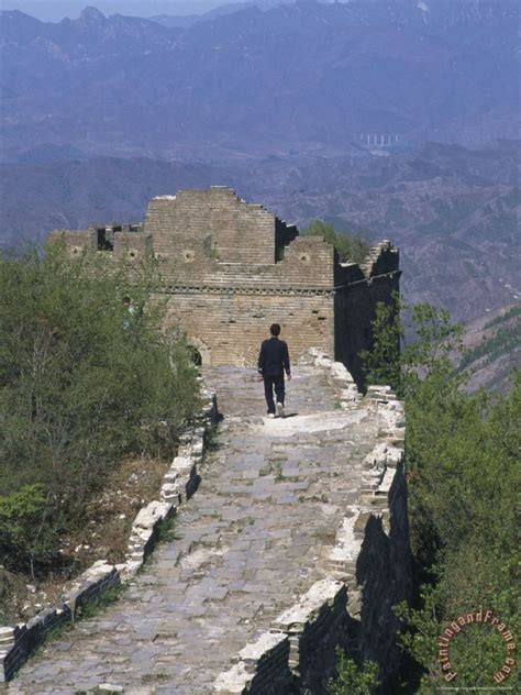 Raymond Gehman Simatai Great Wall Beijing Hebei Province China Painting